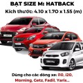 Bạt Phủ Xe Ô Tô KAW Màu Rằn Ri - Chống Nắng, Chống Nước 3 Lớp, Phản Quang Ban Đêm