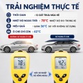Mái Che Nắng Ô Tô Gấp Gọn 4.2m Màu Xanh Than Chống Nóng, Bảo Vệ Nội Thất, Gấp Gọn Nhanh