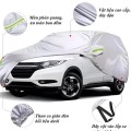 Bạt Phủ Xe Ô Tô Màu Xám (490x200x175cm) - Chống Nắng, Chống Nước, 3 Lớp Siêu Bền