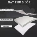 Bạt Phủ Xe Ô Tô Màu Xám (490x200x175cm) - Chống Nắng, Chống Nước, 3 Lớp Siêu Bền