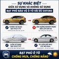 Bạt Phủ Xe Ô Tô Màu Xám (490x200x175cm) - Chống Nắng, Chống Nước, 3 Lớp Siêu Bền